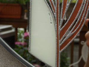 I Like Mike's Mid-Century Modern Wall Decor & Art Round Picture Mirror with Tulips by Turner Wall Accessories