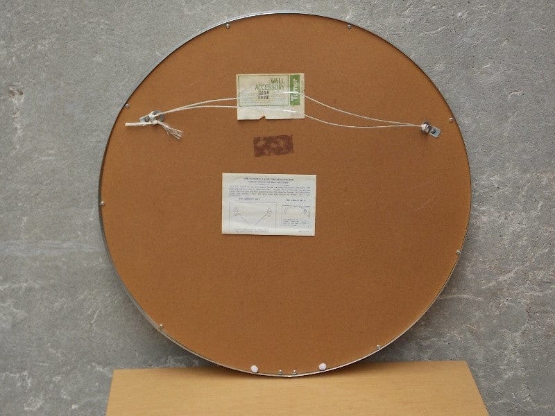 I Like Mike's Mid-Century Modern Wall Decor & Art Round Picture Mirror with Tulips by Turner Wall Accessories