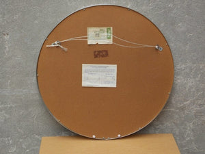 I Like Mike's Mid-Century Modern Wall Decor & Art Round Picture Mirror with Tulips by Turner Wall Accessories