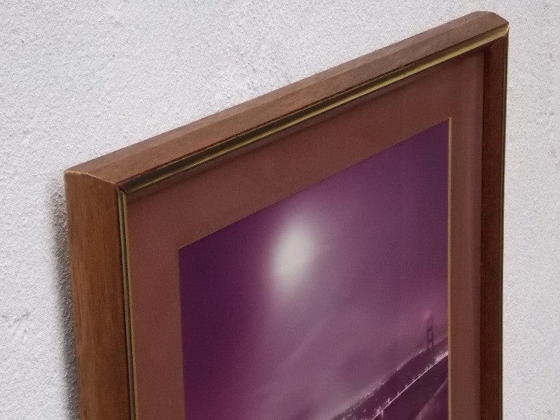 I Like Mike's Mid-Century Modern Wall Decor & Art San Francisco Moonlight, Original Signed Framed Photograph by Bernstein
