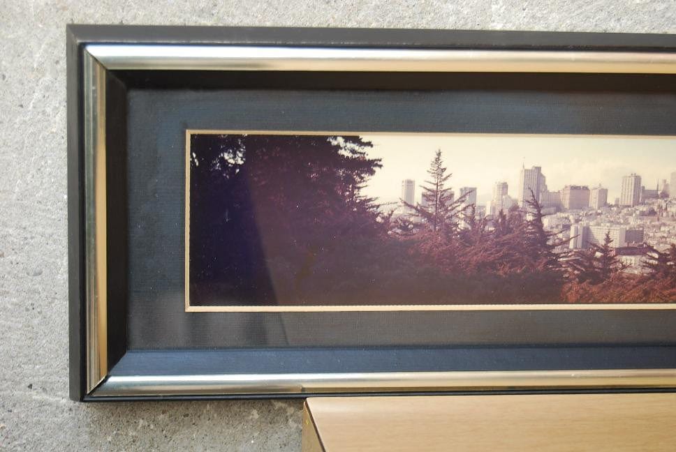 I Like Mike's Mid-Century Modern Wall Decor & Art San Francisco Panoramic Long Thin Photograph 1972 by Gene Wright