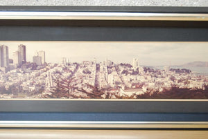 I Like Mike's Mid-Century Modern Wall Decor & Art San Francisco Panoramic Long Thin Photograph 1972 by Gene Wright