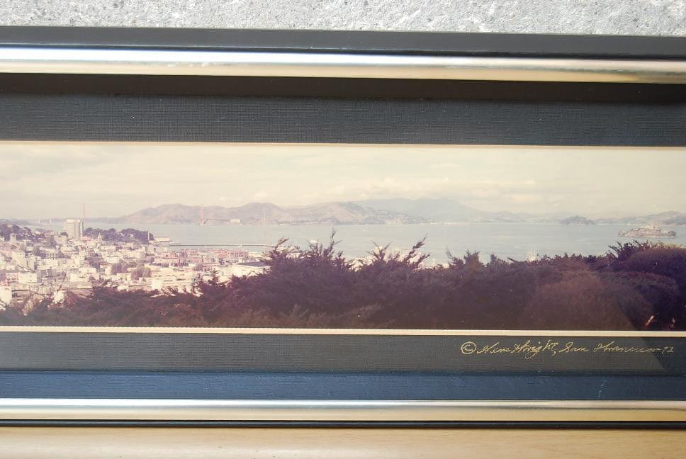 I Like Mike's Mid-Century Modern Wall Decor & Art San Francisco Panoramic Long Thin Photograph 1972 by Gene Wright