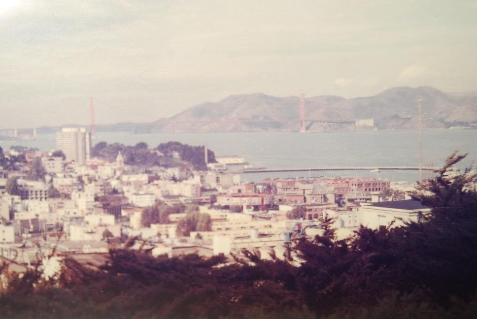 I Like Mike's Mid-Century Modern Wall Decor & Art San Francisco Panoramic Long Thin Photograph 1972 by Gene Wright