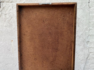 I Like Mike's Mid Century Modern Wall Decor & Art Sepia Toned Bathing Nude on Ceramic Tile, Framed