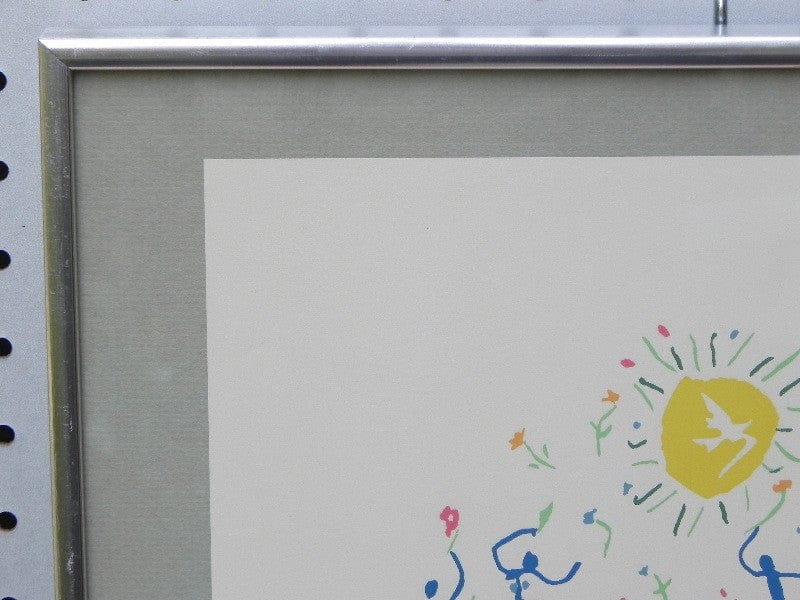 I Like Mike's Mid Century Modern Wall Decor & Art Small Framed Picasso Print, Circle of Friends Dancing