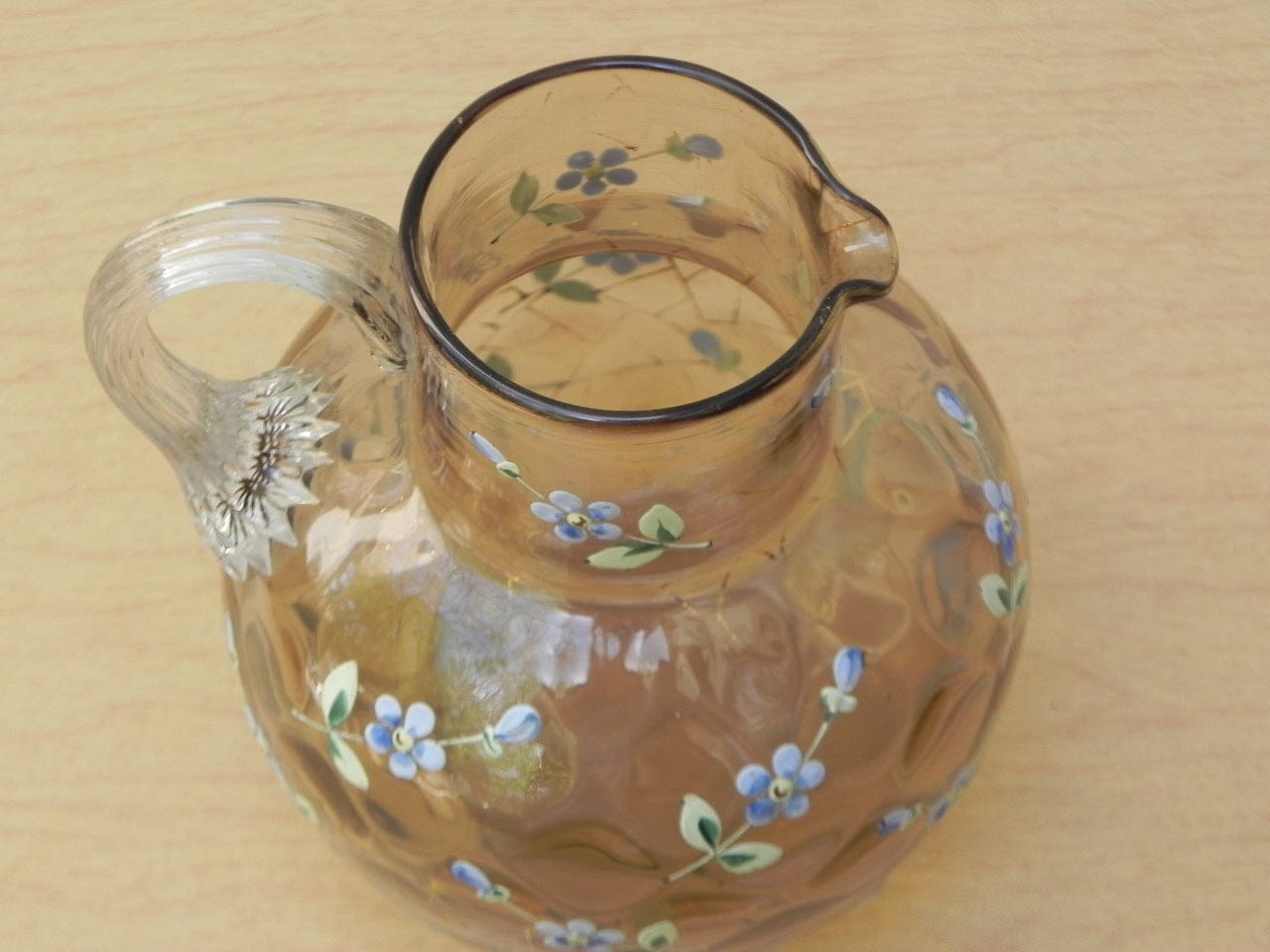 Vintage Amber Glass Mini-pitcher Miniature Pitcher Amber Glass Pitcher  Miniature Pitcher -  Hong Kong