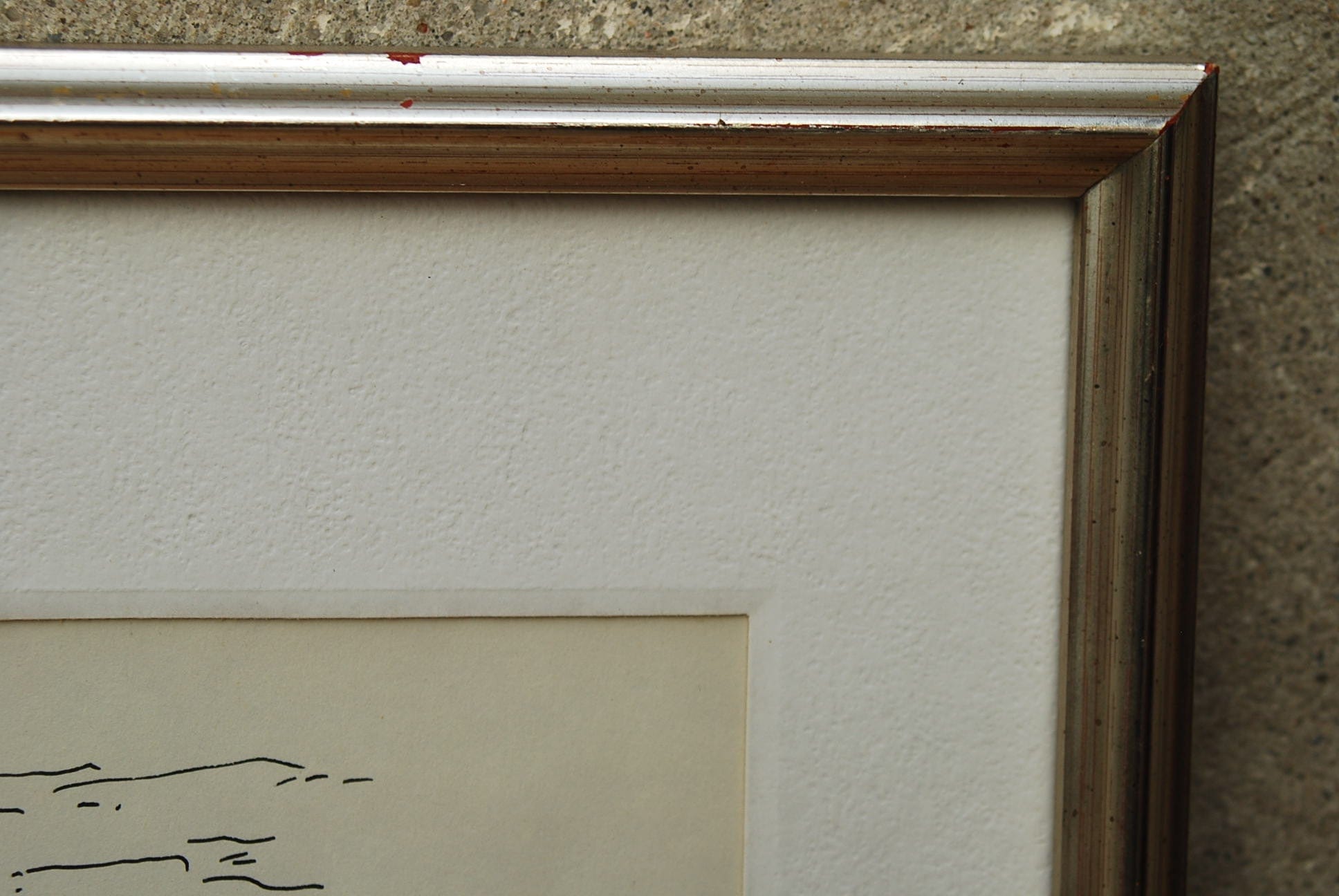 I Like Mike's Mid-Century Modern Wall Decor & Art SOLD 1962 New York City Framed Pen & Ink by Desel
