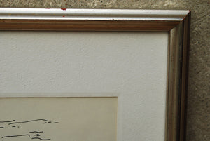 I Like Mike's Mid-Century Modern Wall Decor & Art SOLD 1962 New York City Framed Pen & Ink by Desel