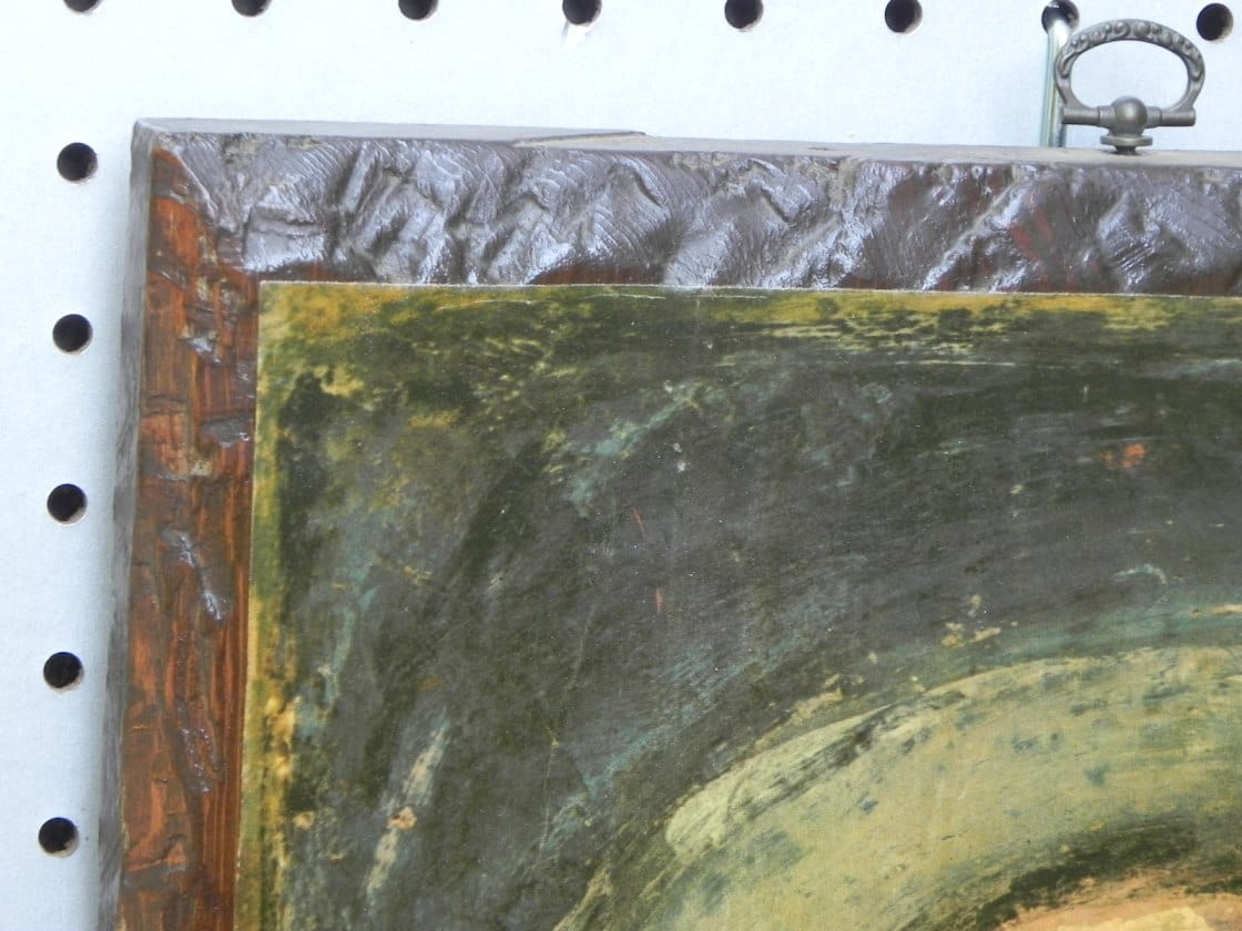 I Like Mike's Mid Century Modern Wall Decor & Art The Apprentice by Georges Rouault, Decopaged on Wood Wall Hanging