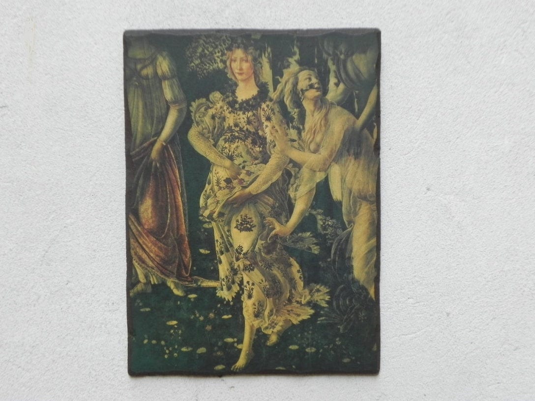 I Like Mike's Mid Century Modern Wall Decor & Art The Flora by Botticelli Wall Hanging, Goddess of Flowers & Spring