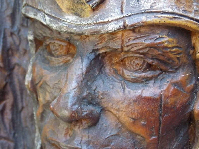 I Like Mike's Mid-Century Modern Wall Decor & Art Universal Statuary Roman Soldier Statue Wall Hanging