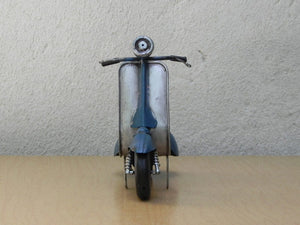 I Like Mike's Mid Century Modern Wall Decor & Art Vintage Handmade Mini Italian Motor Scooter Table Sculpture