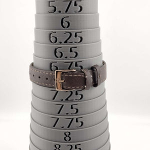 I Like Mike's Mid Century Modern Watches Skagen Women's Rose Gold Toned Round Watch, Jeweled, Brown Leather Band