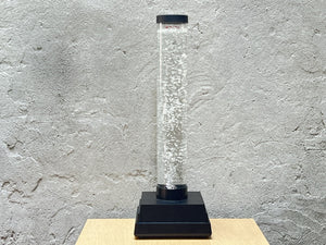 I Like Mike's Mid Century Modern Water Lamp Large Vintage Multicolor Cylindrical Bubble Water Lamp