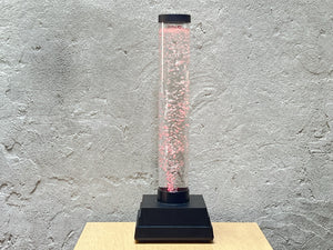 I Like Mike's Mid Century Modern Water Lamp Large Vintage Multicolor Cylindrical Bubble Water Lamp