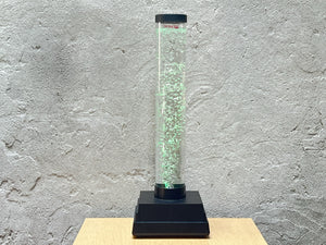 I Like Mike's Mid Century Modern Water Lamp Large Vintage Multicolor Cylindrical Bubble Water Lamp