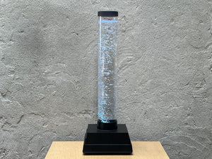 I Like Mike's Mid Century Modern Water Lamp Large Vintage Multicolor Cylindrical Bubble Water Lamp