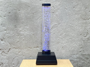 I Like Mike's Mid Century Modern Water Lamp Large Vintage Multicolor Cylindrical Bubble Water Lamp