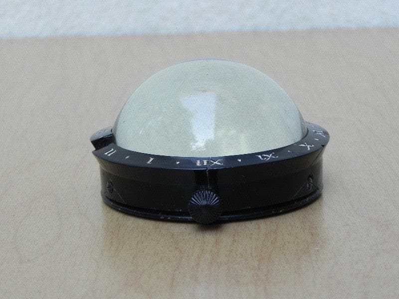 I Like Mike's Mid Century Modern Westclox Desk Celestial Paper Weight Clock, Deco from the 1930’s