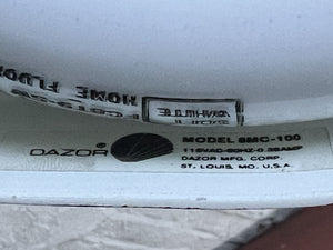 I Like Mike's Mid Century Modern White Large Dazor Magnifying Desk Task Lamp