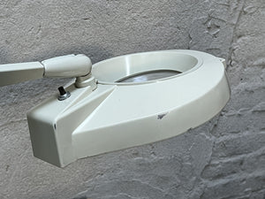 I Like Mike's Mid Century Modern White Large Dazor Magnifying Desk Task Lamp