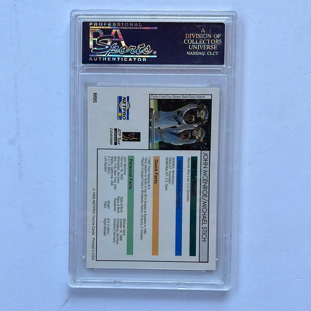 I Like Mikes Mid Century Modern 1993 NETPRO J.McENROE/M.STICH