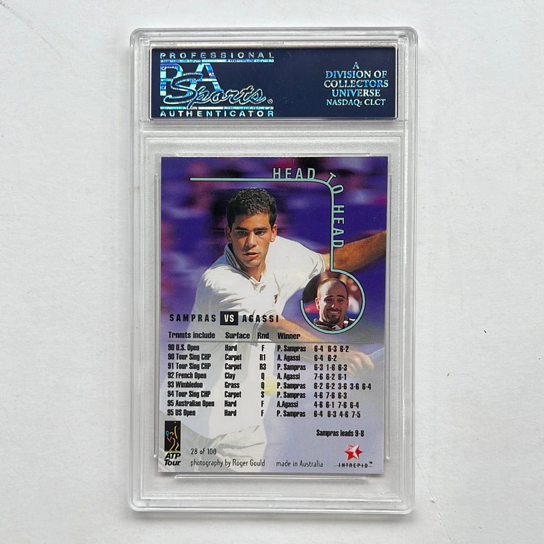 I Like Mikes Mid Century Modern 1996 INTREPID AGASSI VS. SAMPRAS