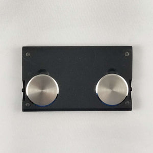 I Like Mikes Mid Century Modern Clock Skagen Desk Clock with Business Card Holder