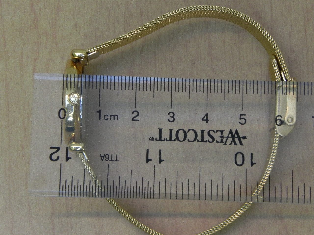 I Like Mikes Mid Century Modern Clock Skagen Women's Classic Goldtone White Dial Swarovski Crystal Watch
