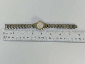 I Like Mikes Mid Century Modern Clock Skagen Women's Titanium Mixed Metals Watch with Bracelet Band