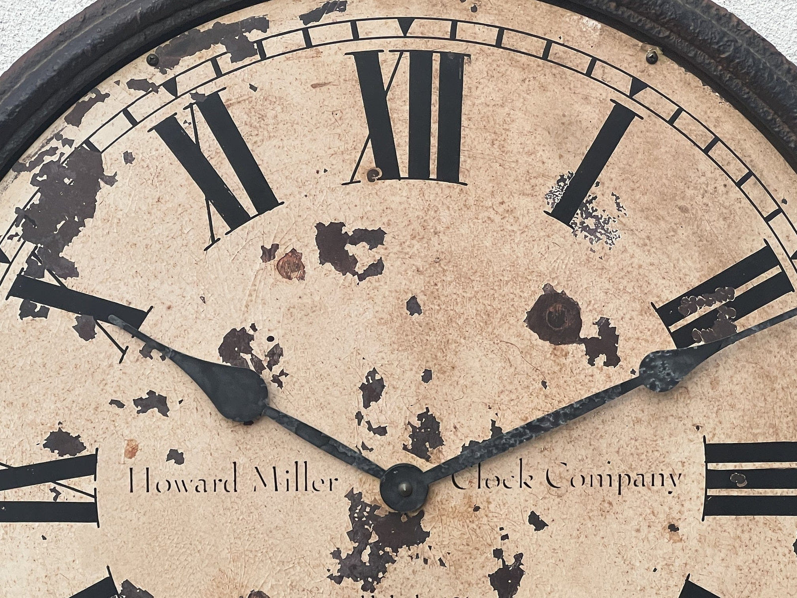 I Like Mikes Mid Century Modern Clock Very Large Round Antique Howard Miller Clock IV