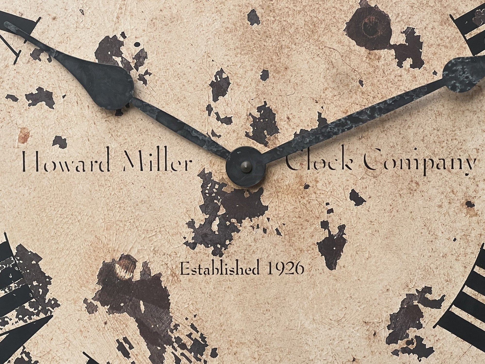 I Like Mikes Mid Century Modern Clock Very Large Round Antique Howard Miller Clock IV
