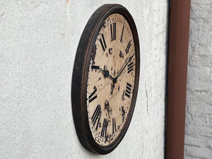 I Like Mikes Mid Century Modern Clock Very Large Round Antique Howard Miller Clock IV