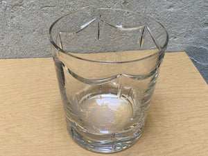 I Like Mikes Mid Century Modern Large Fabrege Crystal Glass Champagne Ice Bucket