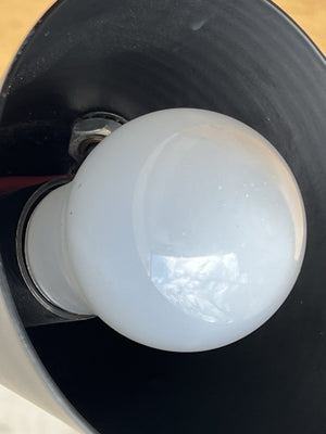 I Like Mikes Mid Century Modern lighting Small Modern Black Metal Task Desk Lamp