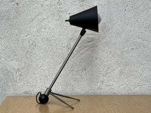 I Like Mikes Mid Century Modern lighting Small Modern Black Metal Task Desk Lamp