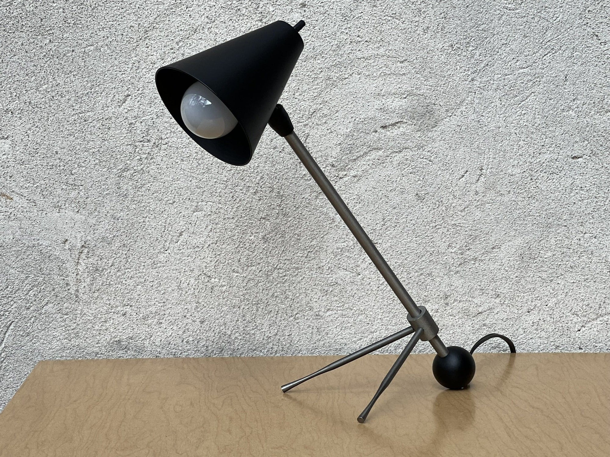 Small Task Light Small Modern Black Metal Task Desk Lamp - I Like Mikes Mid Century Modern