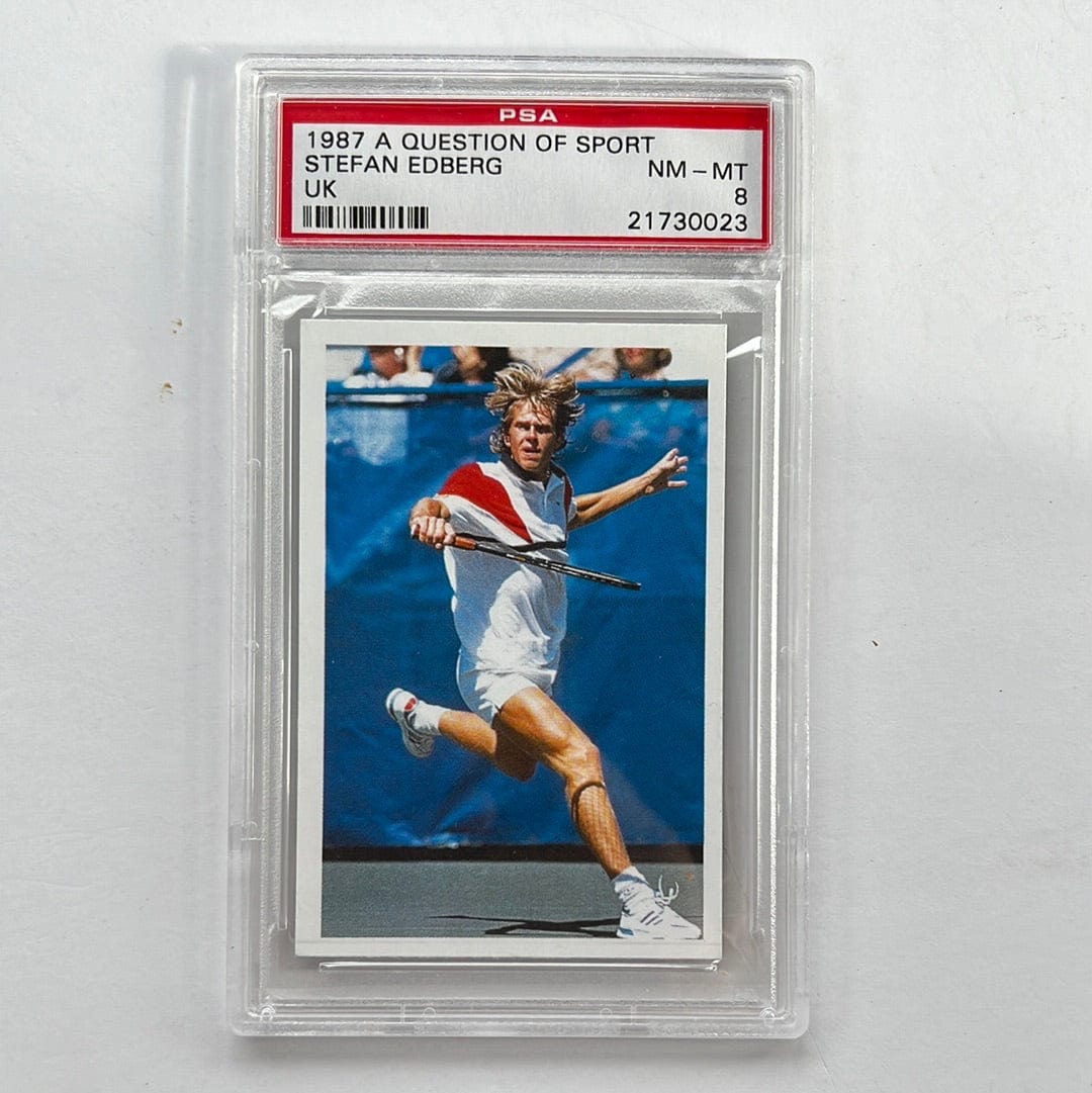 I Like Mikes Mid Century Modern PSA 1987 A QUESTION OF SPORT STEFAN EDBERG UK