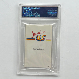 I Like Mikes Mid Century Modern PSA 1990 A QUESTION OF SPORT JOHN McENROE JR. UK PSA
