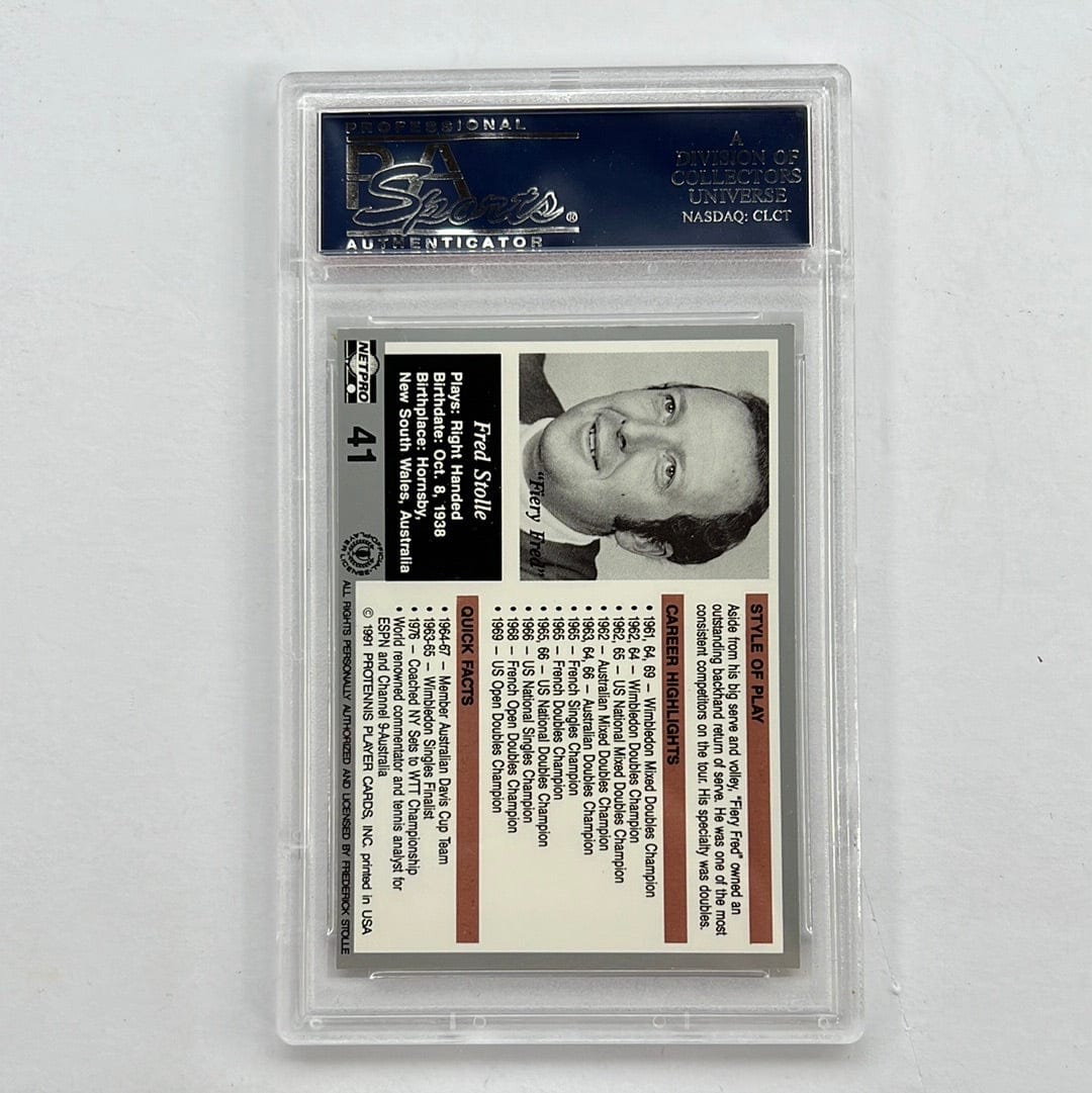 I Like Mikes Mid Century Modern PSA 1991 NETPRO LEGENDS FRED STOLLE
