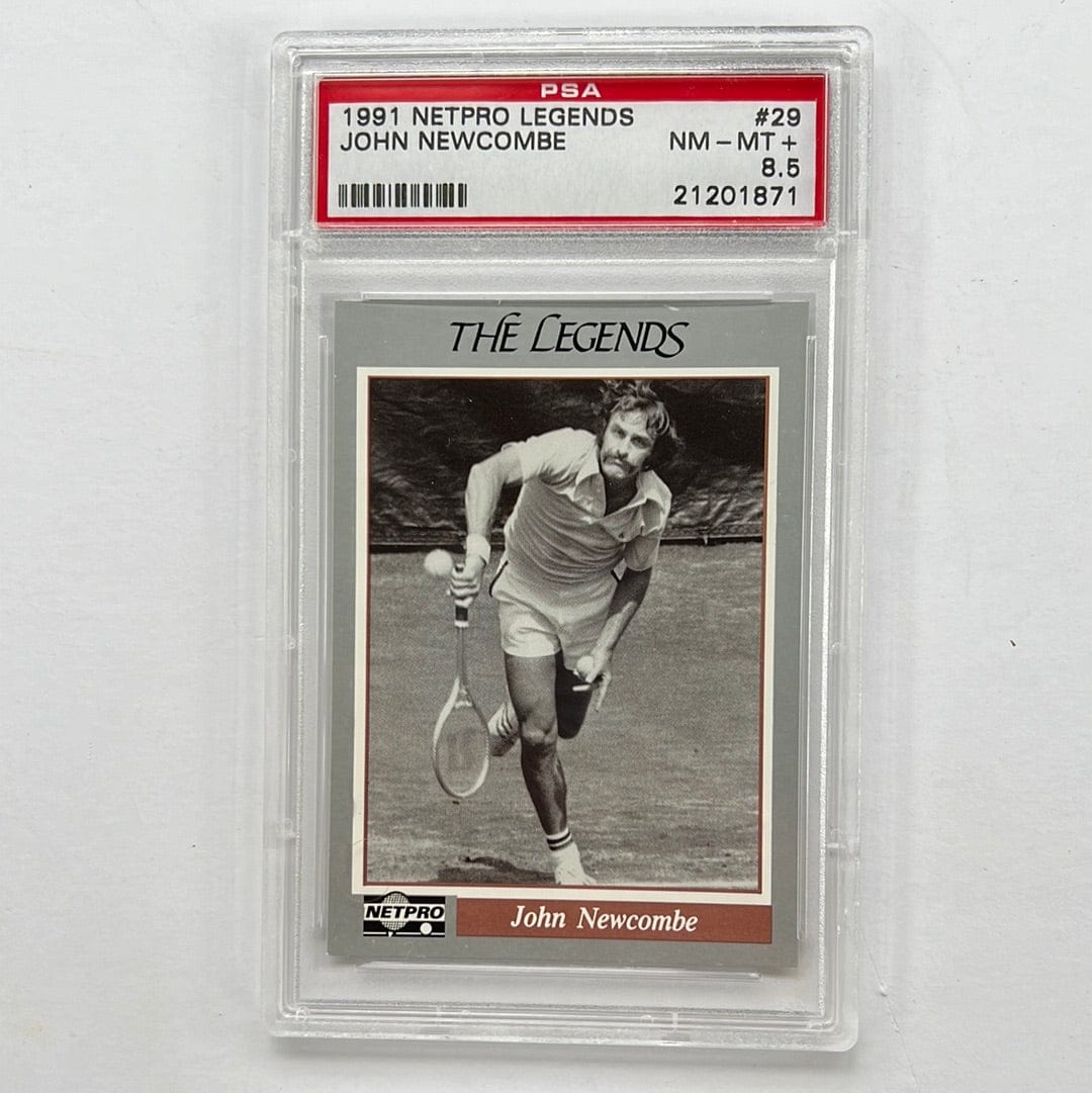 I Like Mikes Mid Century Modern PSA 1991 NETPRO LEGENDS JOHN NEWCOMBE