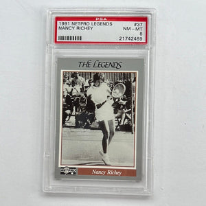 I Like Mikes Mid Century Modern PSA 1991 NETPRO LEGENDS NANCY RICHEY