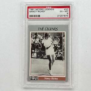 I Like Mikes Mid Century Modern PSA 1991 NETPRO LEGENDS NANCY RICHEY