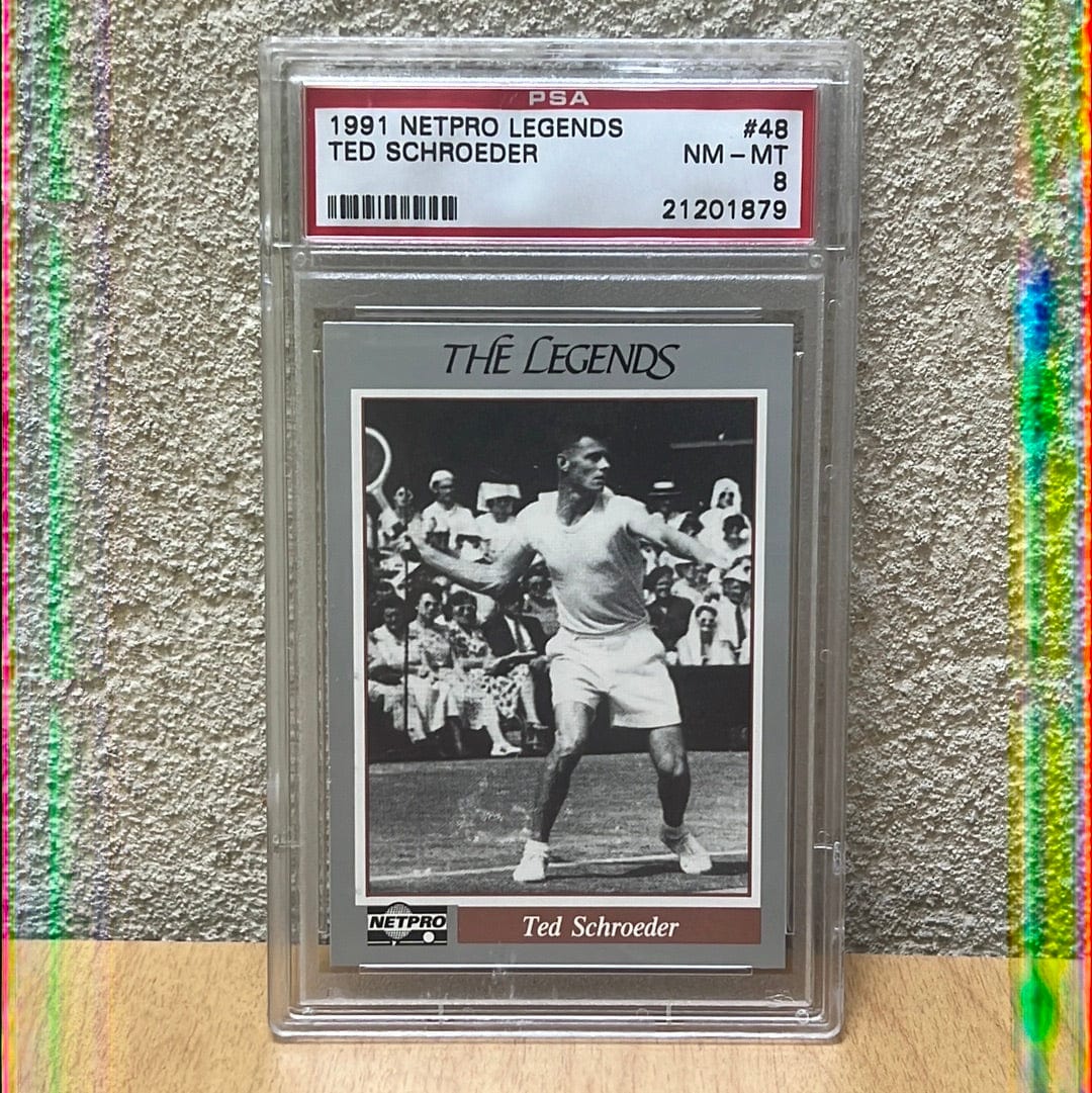 I Like Mikes Mid Century Modern PSA 1991 NETPRO LEGENDS TED SCHROEDER NM