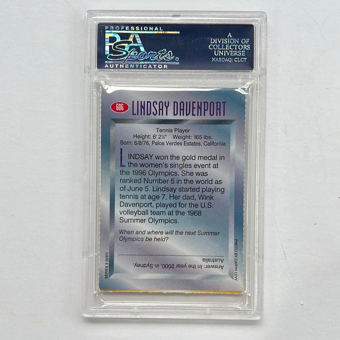PSA 1997 SI FÖR KIDS LINDSAY DAVENPORT SERIES 3