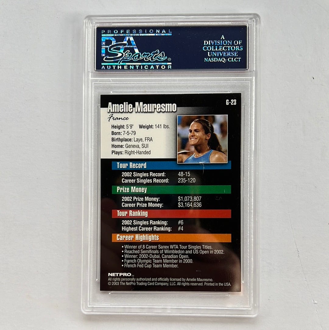 I Like Mikes Mid Century Modern PSA 2003 NETPRO GLOSSY AMELIE MAURESMO
