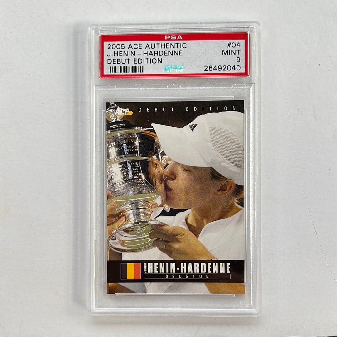 I Like Mikes Mid Century Modern PSA 2005 ACE AUTHENTIC J.HENIN - HARDENNE DEBUT EDITION PSA