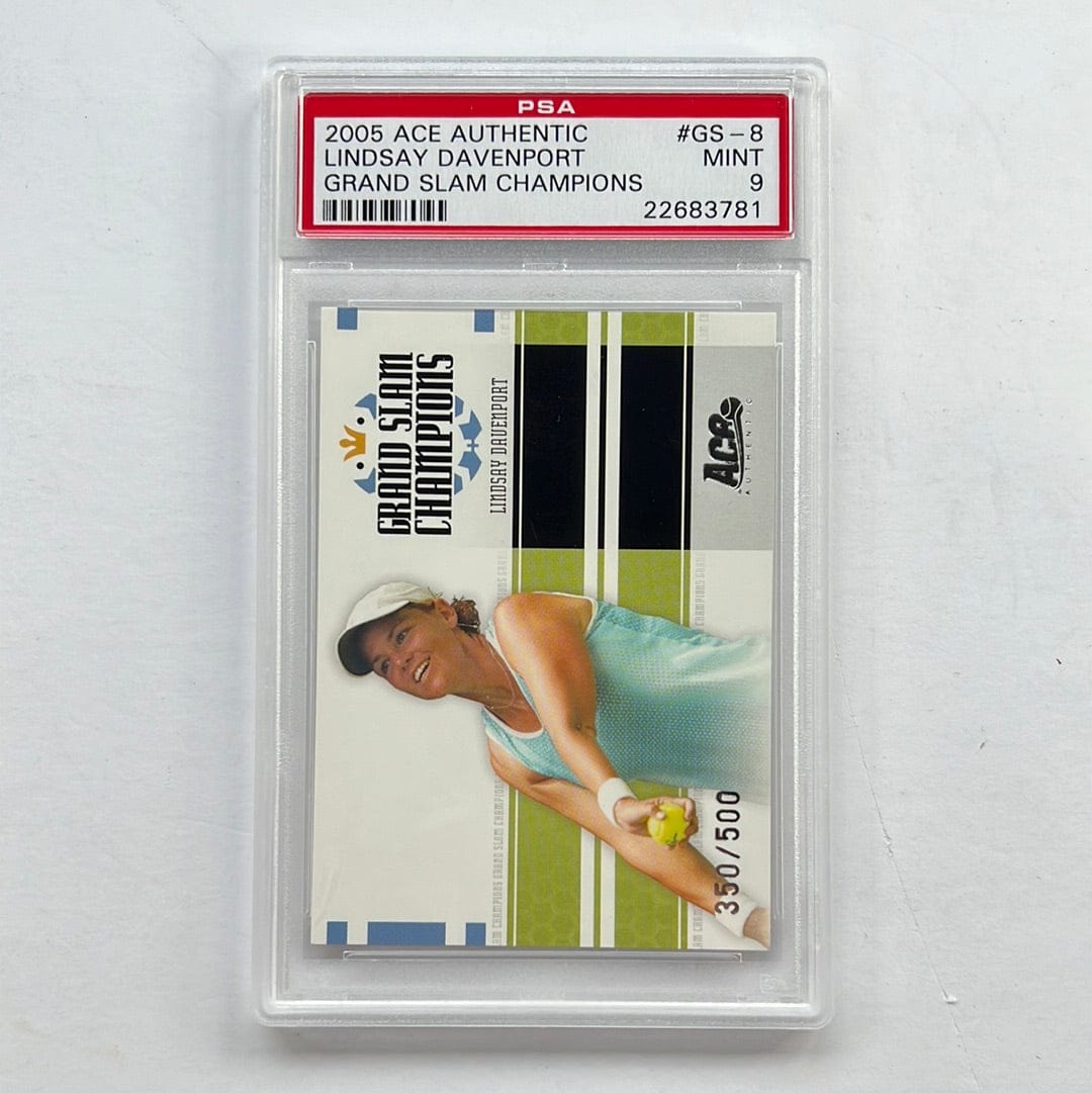 I Like Mikes Mid Century Modern PSA 2005 ACE AUTHENTIC LINDSAY DAVENPORT GRAND SLAM CHAMPIONS