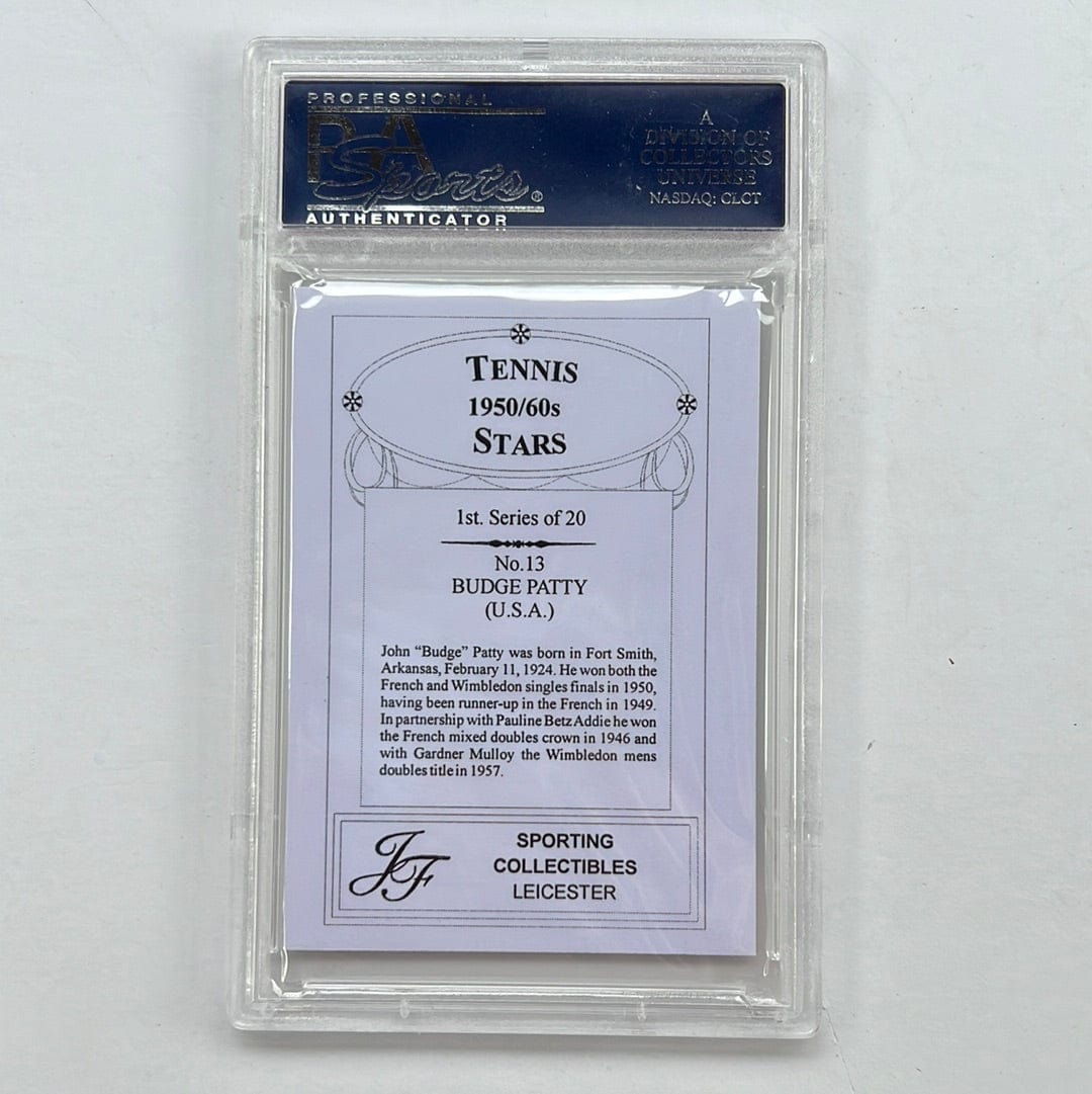 I Like Mikes Mid Century Modern PSA 2007 JF SPORTING COLL. #13 BUDGE PATTY MINT TENNIS STARS 1950'S/60'S 9